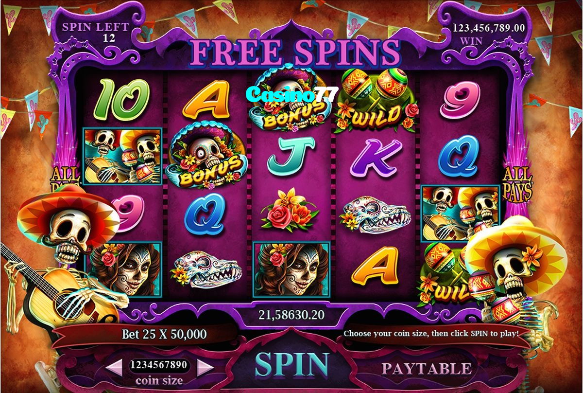 available types of Casino77 bet including pre-match live express and system bets